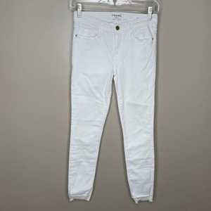 Frame White Le Skinny de Jeanne‎ Jeans